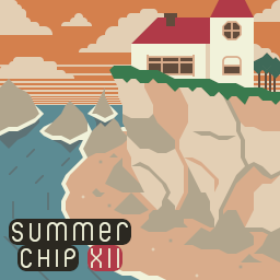 "Seaside Cliffside", Submission for Battle of the Bits, Summer Chip XII